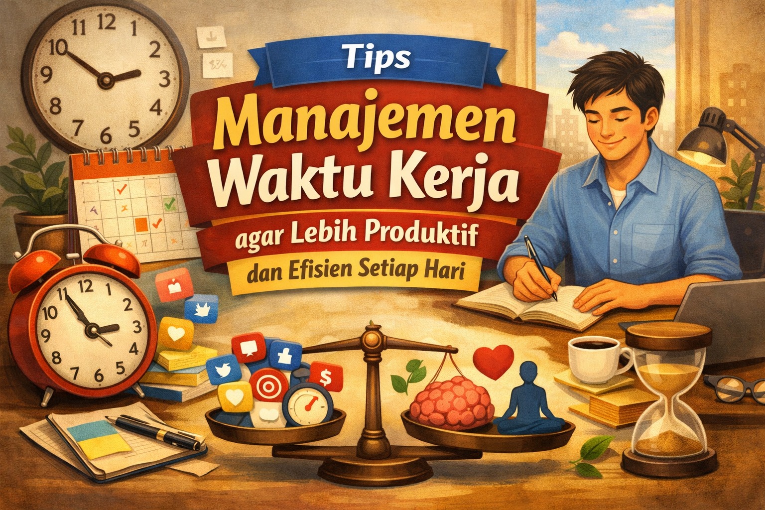 Tips Manajemen Waktu Kerja agar Lebih Produktif dan Efisien Setiap Hari