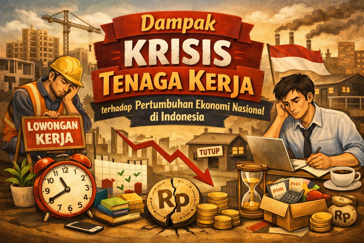 Dampak Krisis Tenaga Kerja terhadap Pertumbuhan Ekonomi Nasional di Indonesia