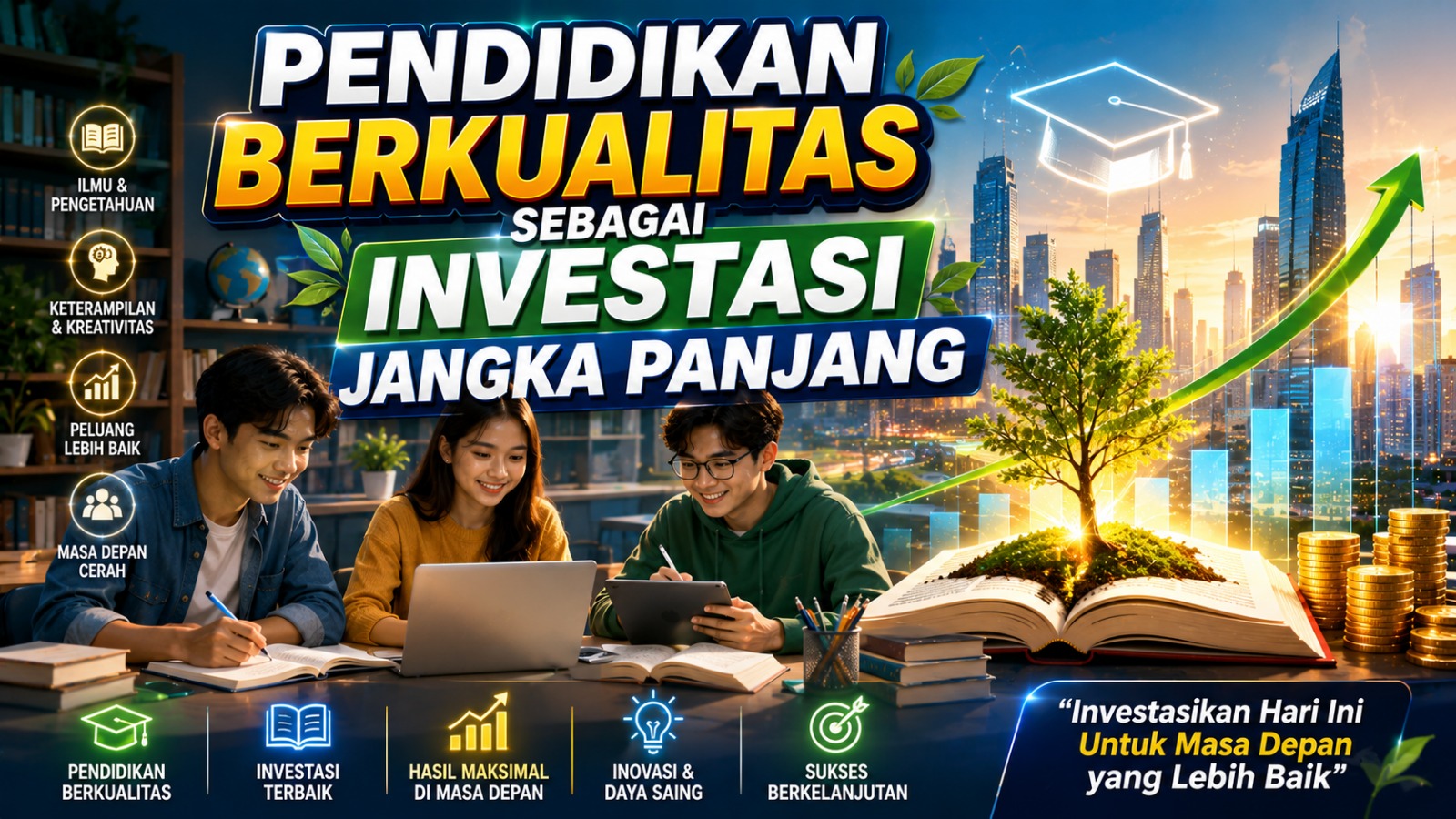 Pendidikan Berkualitas sebagai Investasi Jangka Panjang