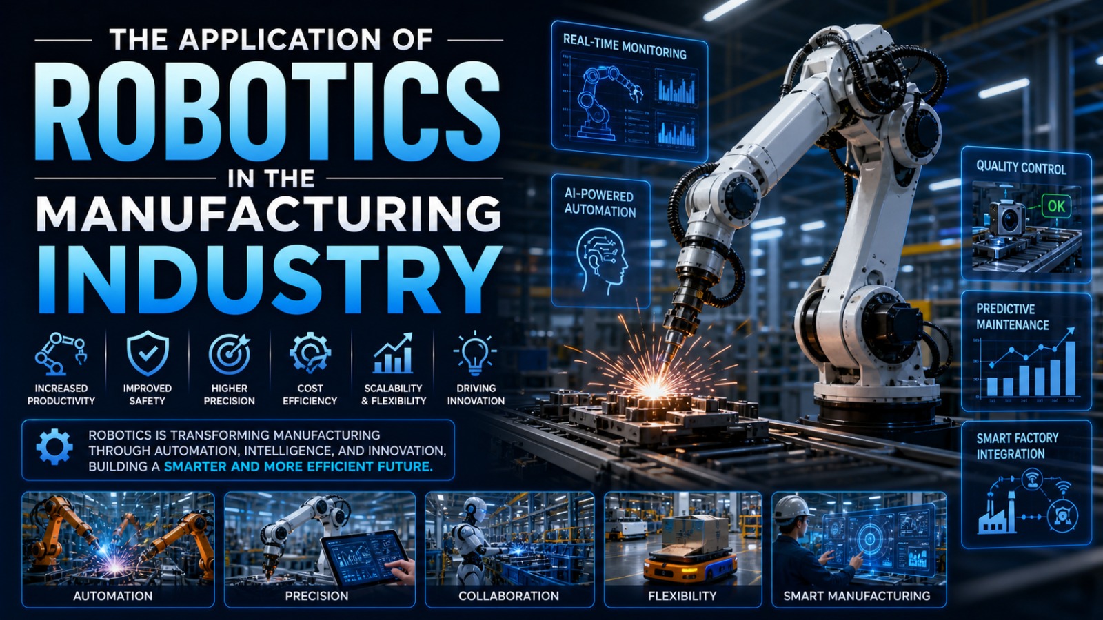 The Application of Robotics in the Manufacturing Industry