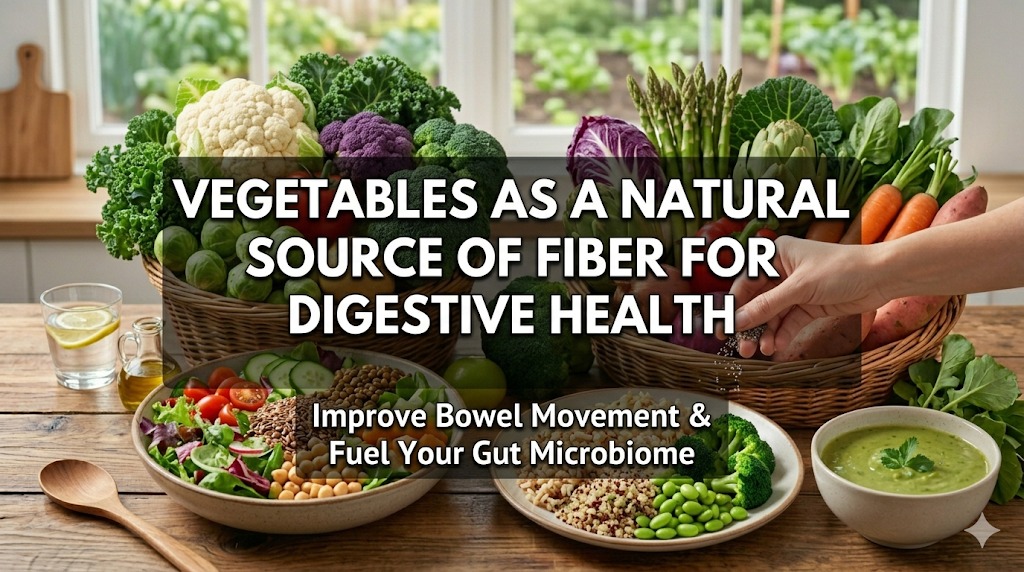 Vegetables as a Natural Source of Fiber for Digestive Health