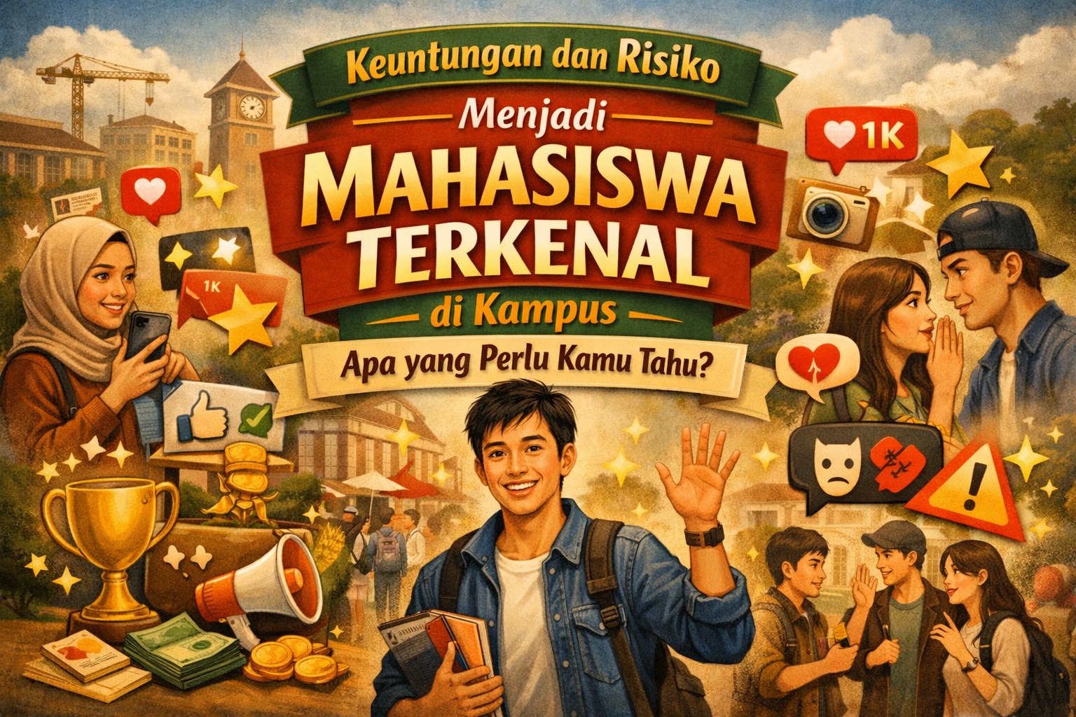 Keuntungan dan Risiko Menjadi Mahasiswa Terkenal di Kampus: Apa yang Perlu Kamu Tahu?