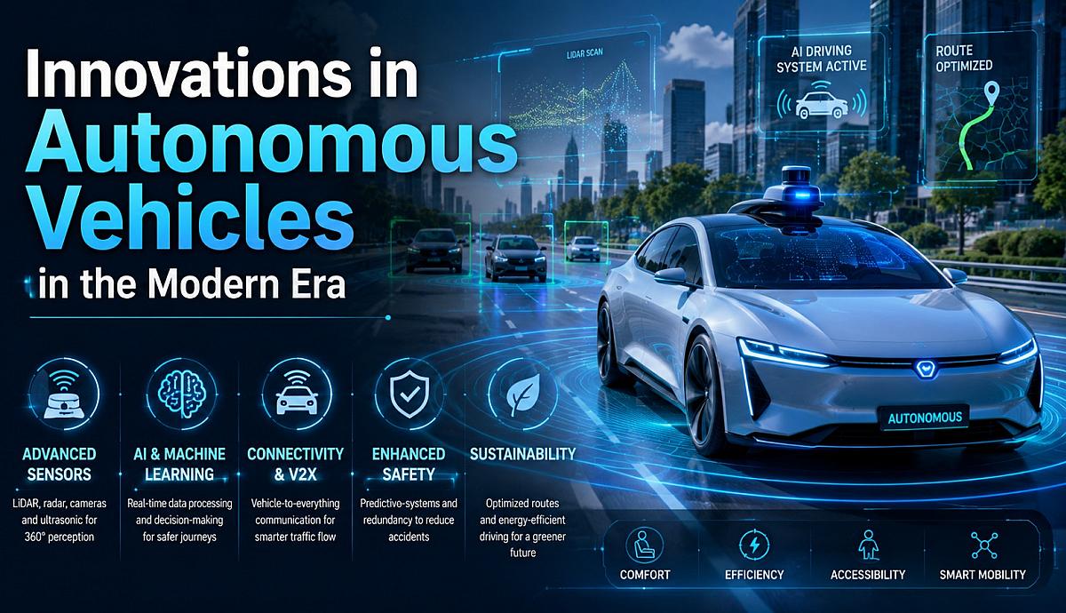 Innovations in Autonomous Vehicles in the Modern Era