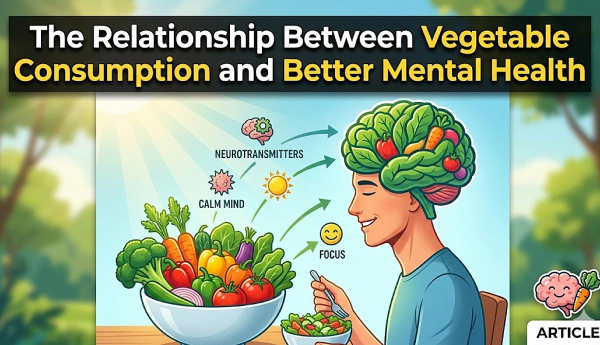 The Relationship Between Vegetable Consumption and Better Mental Health