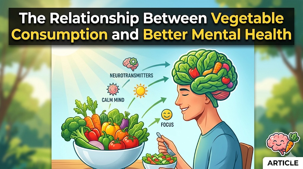 The Relationship Between Vegetable Consumption and Better Mental Health