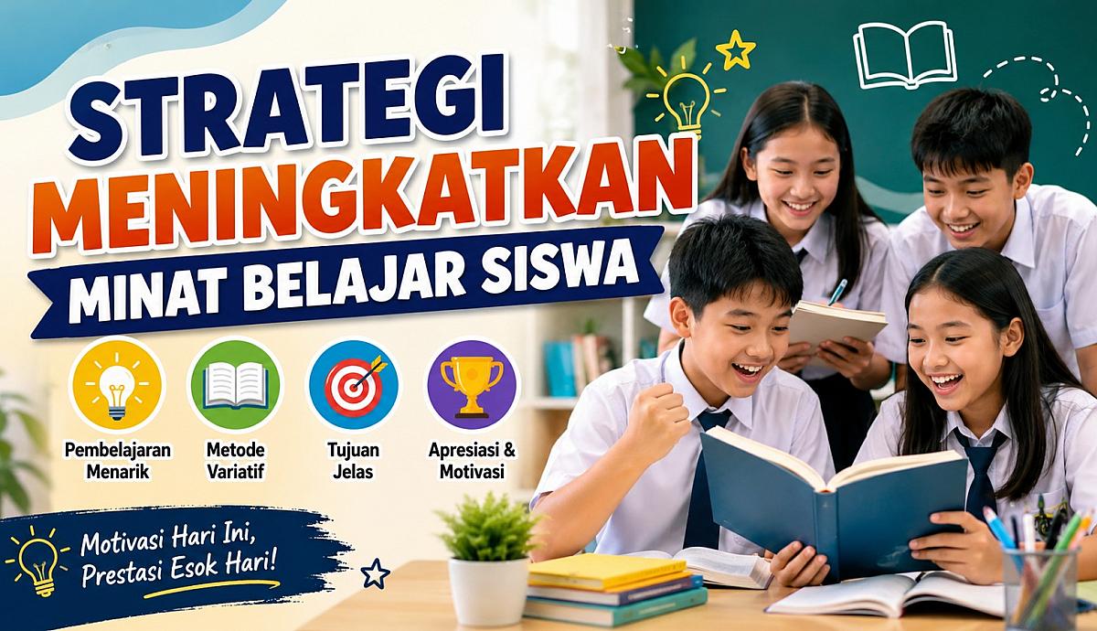 STRATEGI MENINGKATKAN MINAT BELAJAR SISWA