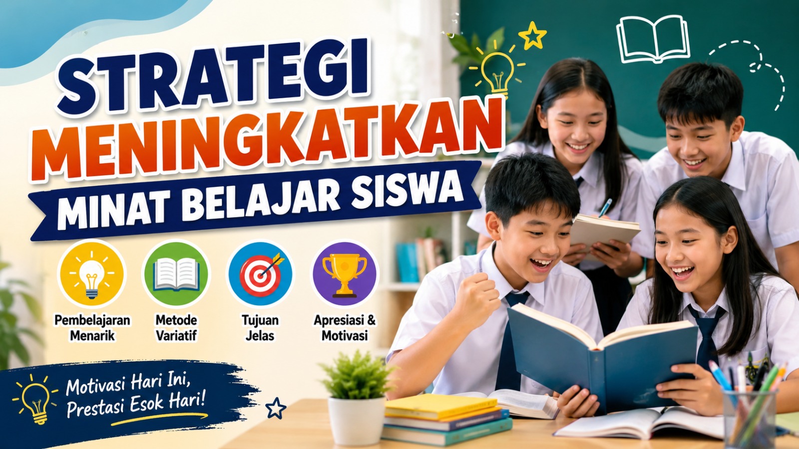 STRATEGI MENINGKATKAN MINAT BELAJAR SISWA