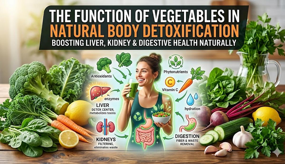 The Function of Vegetables in Natural Body Detoxification
