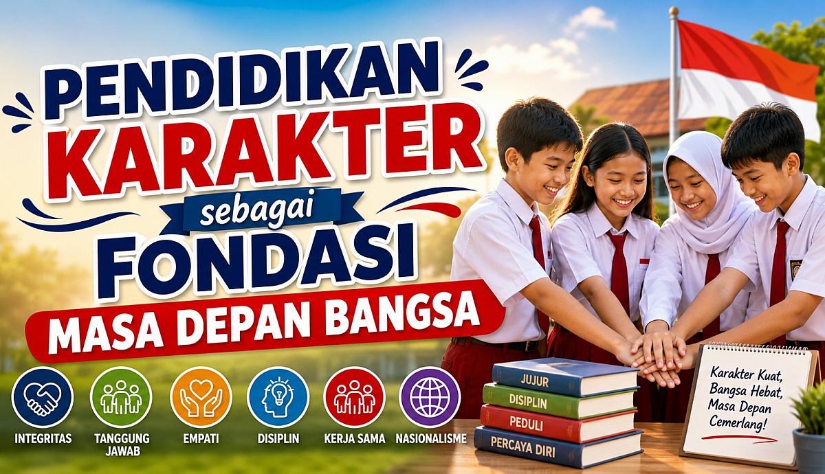 PENDIDIKAN KARAKTER SEBAGAI FONDASI MASA DEPAN BANGSA