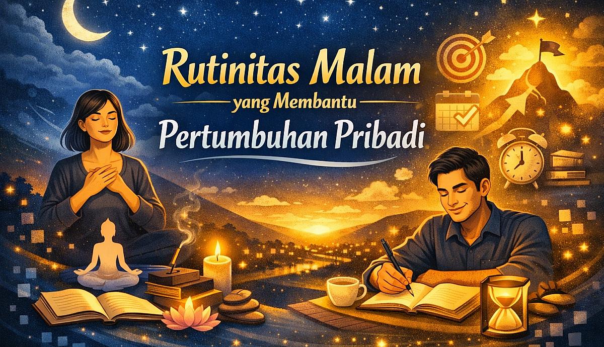 Rutinitas Malam yang Membantu Pertumbuhan Pribadi