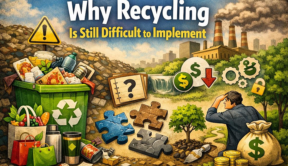 Why Recycling Is Still Difficult to Implement