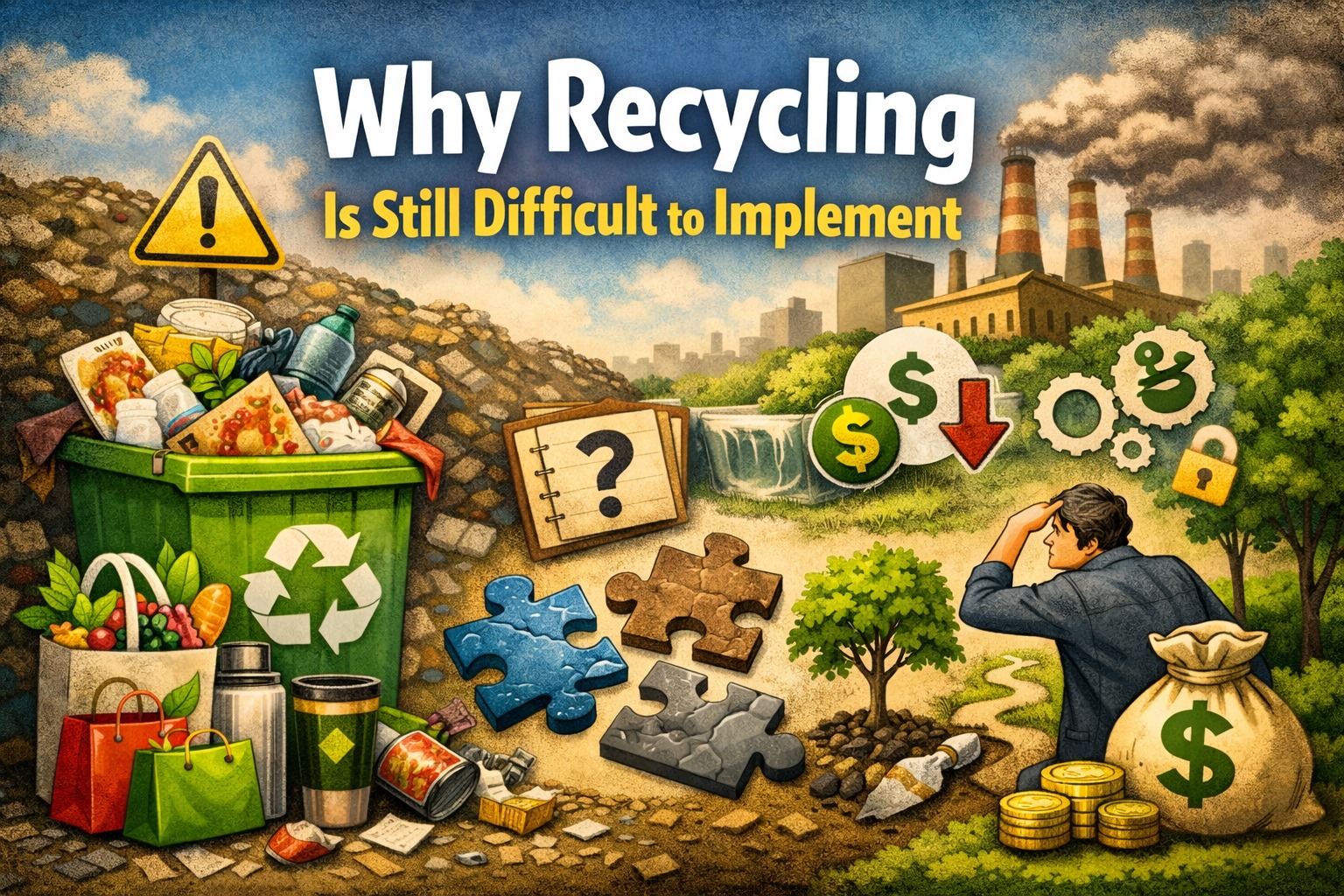 Why Recycling Is Still Difficult to Implement
