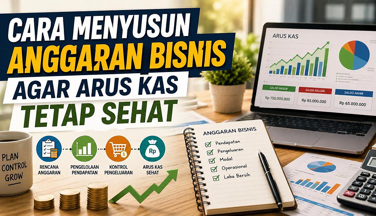 Cara Menyusun Anggaran Bisnis agar Arus Kas Tetap Sehat