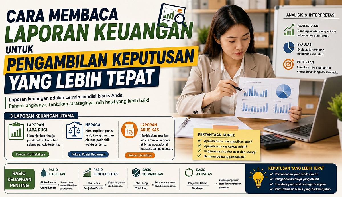 Cara Membaca Laporan Keuangan untuk Pengambilan Keputusan yang Lebih Tepat