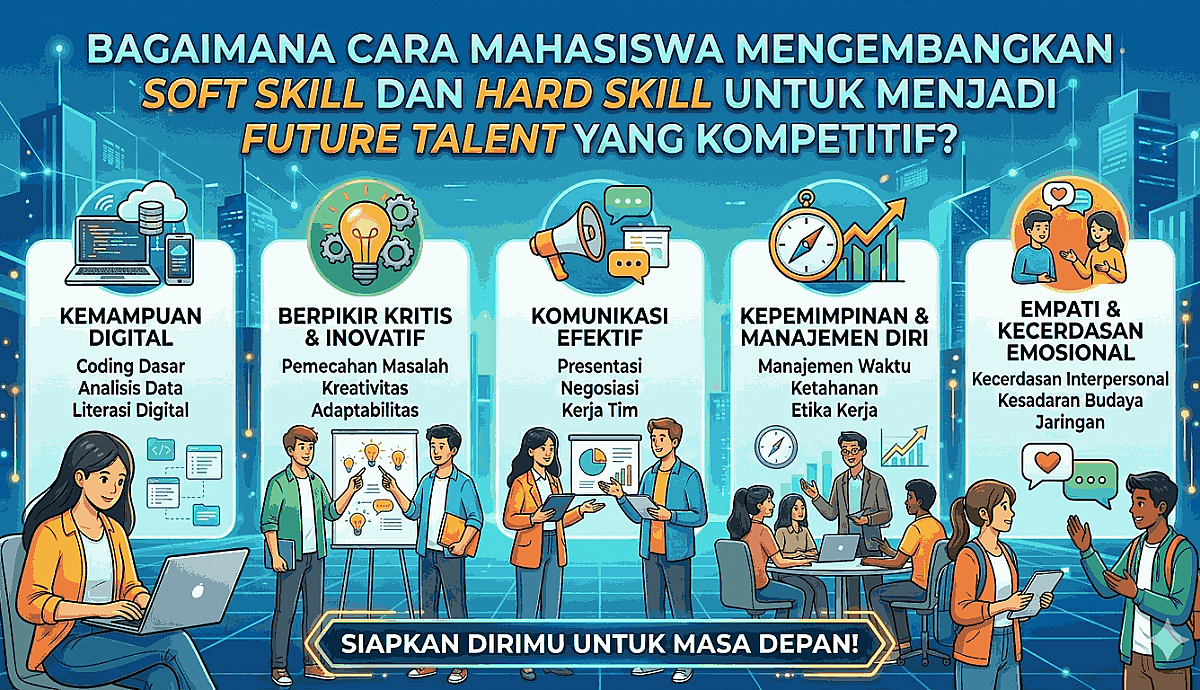 Bagaimana Cara Mahasiswa Mengembangkan Soft Skill dan Hard Skill untuk Menjadi Future Talent yang Kompetitif?