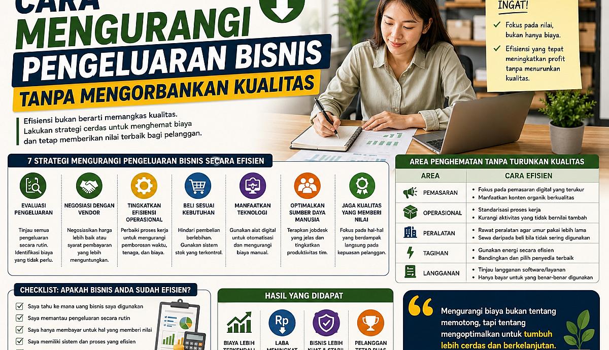 Cara Mengurangi Pengeluaran Bisnis Tanpa Mengorbankan Kualitas
