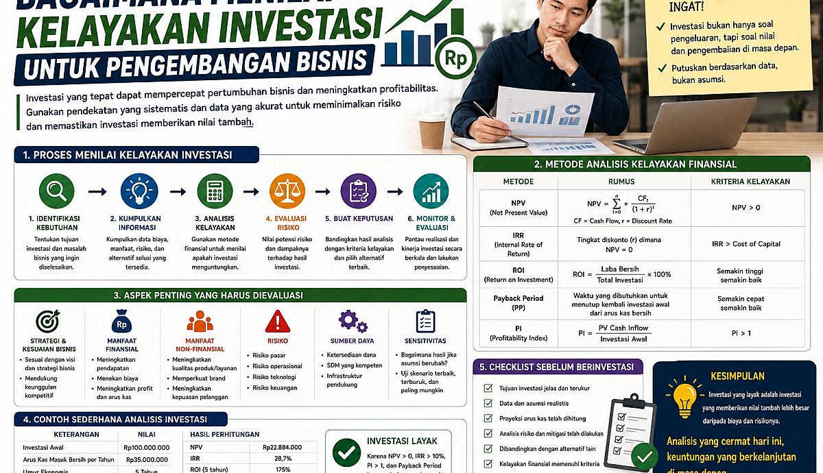Bagaimana Menilai Kelayakan Investasi Untuk Pengembangan Bisnis
