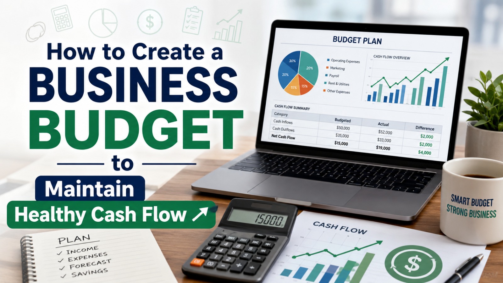 How to Create a Business Budget to Maintain Healthy Cash Flow