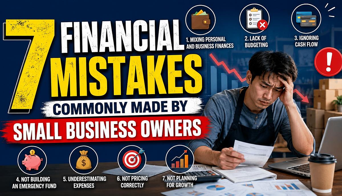 7 Financial Mistakes Commonly Made by Small Business Owners