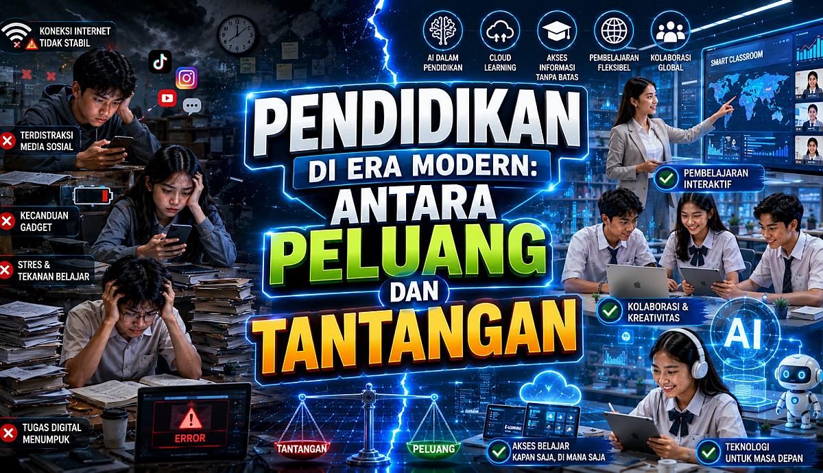 Pendidikan di Era Modern: Antara Peluang dan Tantangan