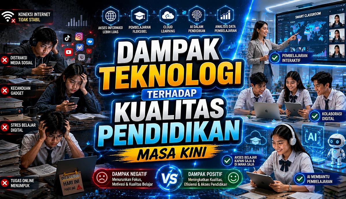 Dampak Teknologi terhadap Kualitas Pendidikan Masa Kini