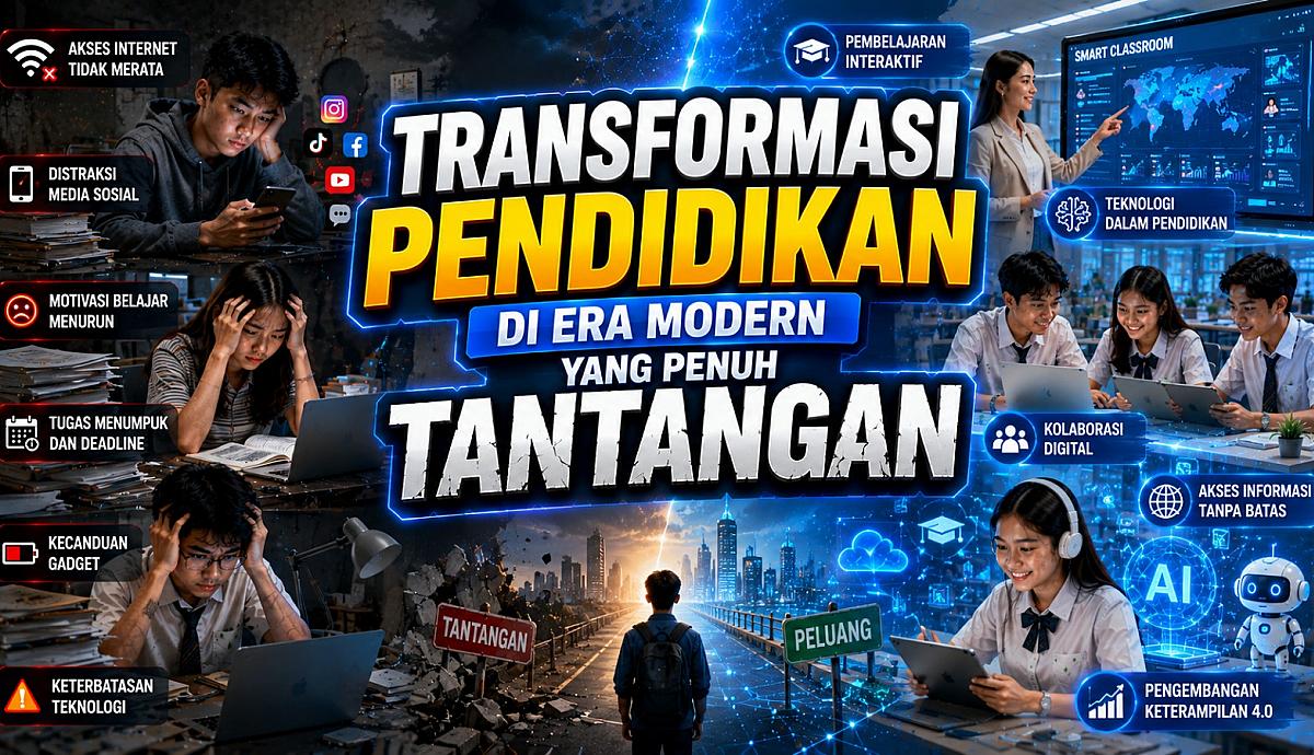 Transformasi Pendidikan di Era Modern yang Penuh Tantangan
