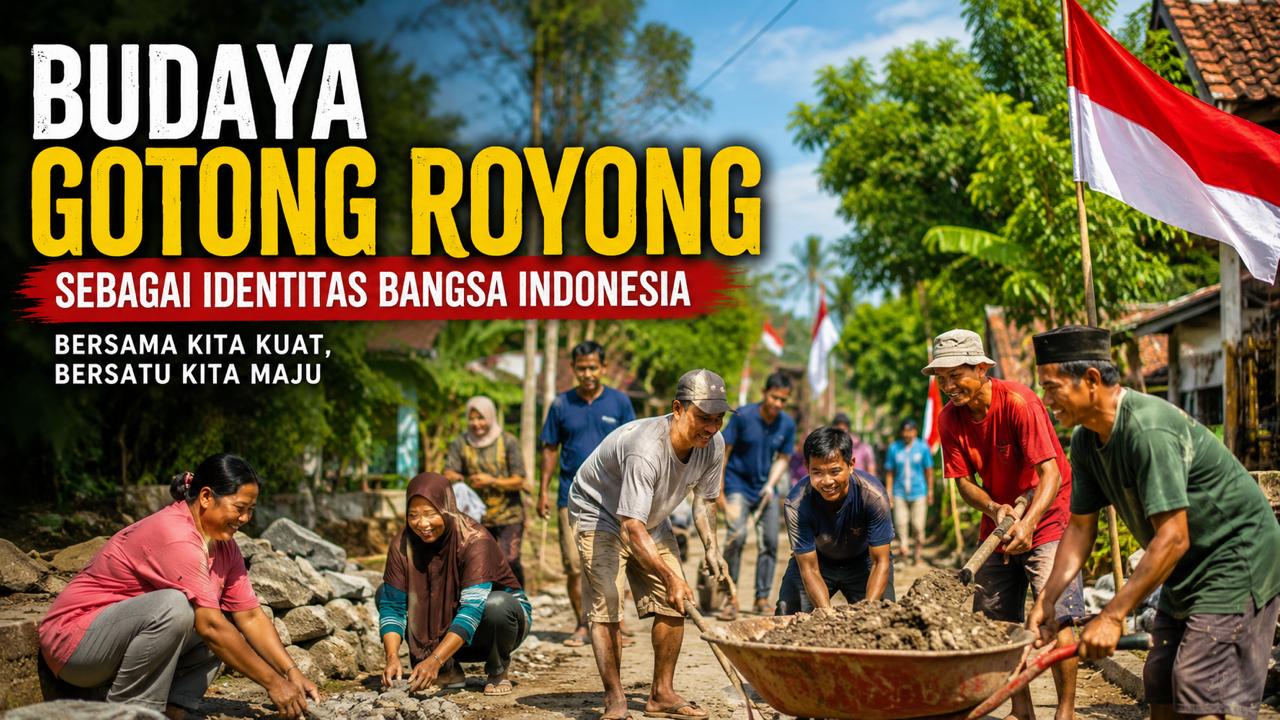Budaya Gotong Royong sebagai Identitas Bangsa Indonesia
