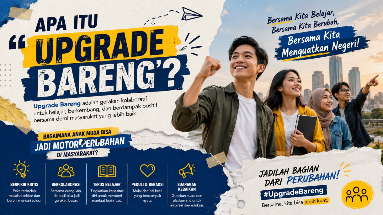 Apa Itu “Upgrade Bareng” Bagaimana Anak Muda Bisa Jadi Motor Perubahan di Masyarakat?