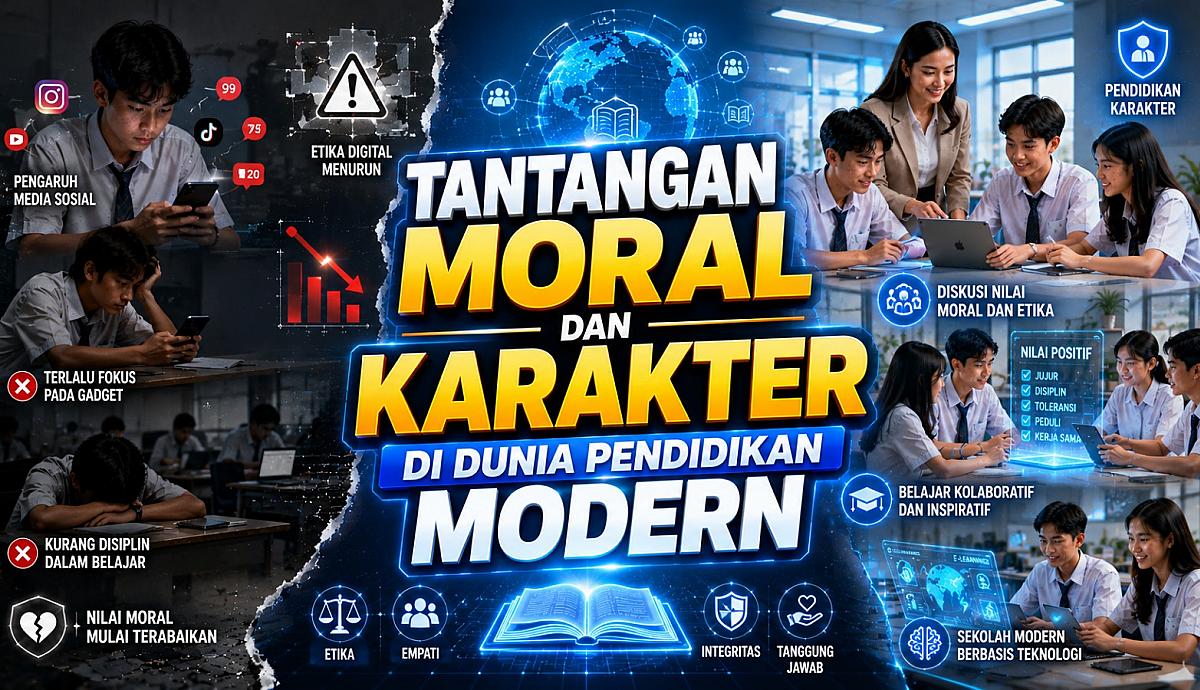 Tantangan Moral dan Karakter di Dunia Pendidikan Modern
