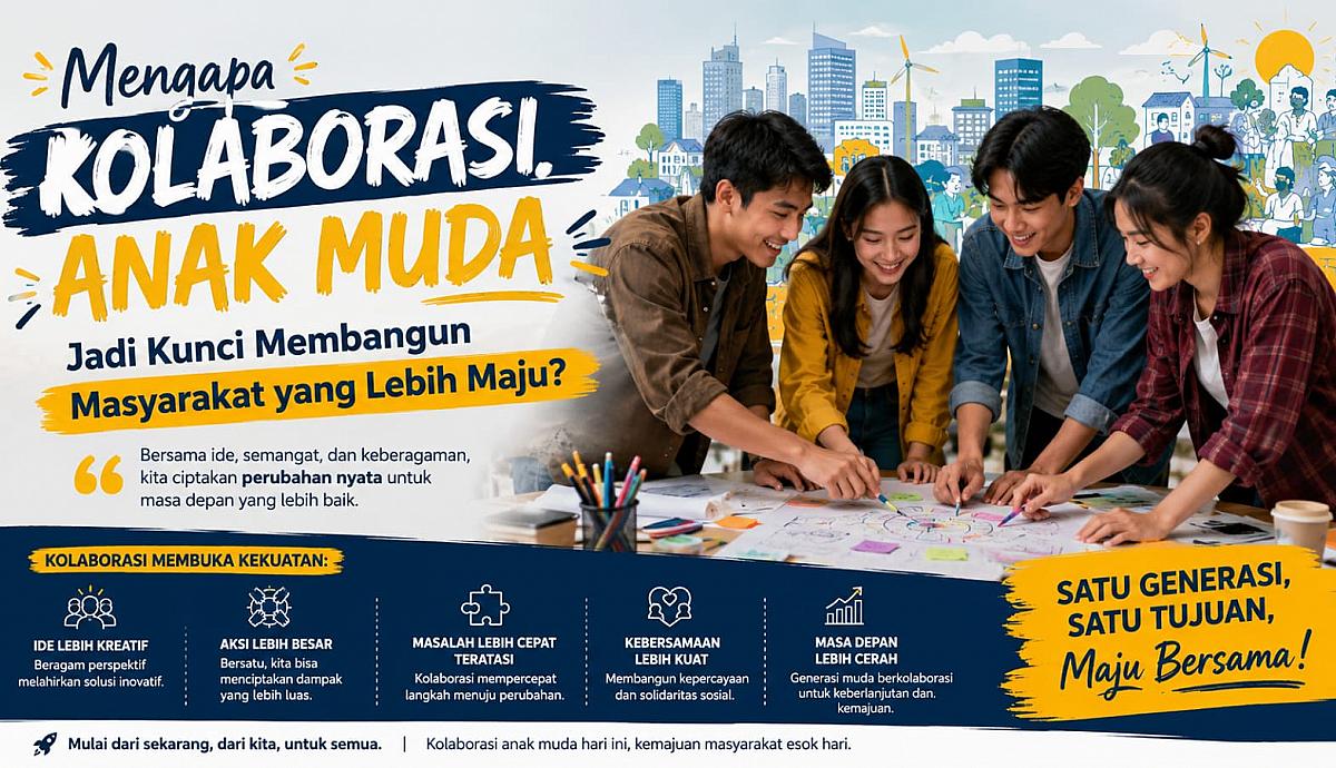 Mengapa Kolaborasi Anak Muda Jadi Kunci Membangun Masyarakat yang Lebih Maju?