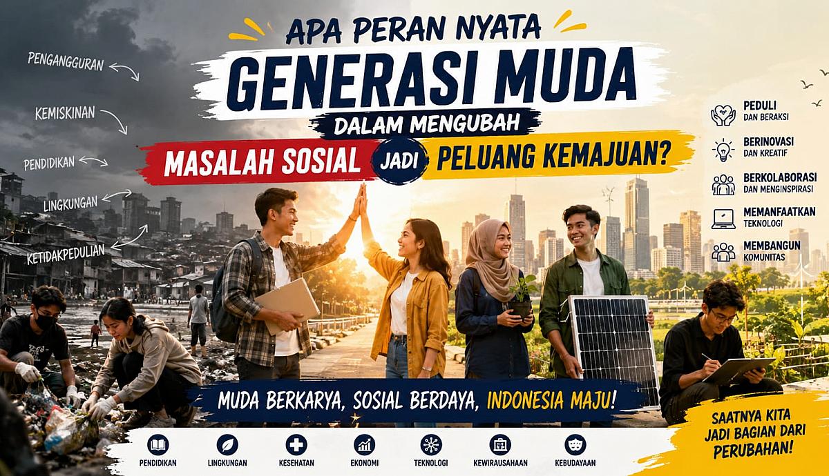 Apa Peran Nyata Generasi Muda dalam Mengubah Masalah Sosial Jadi Peluang Kemajuan?