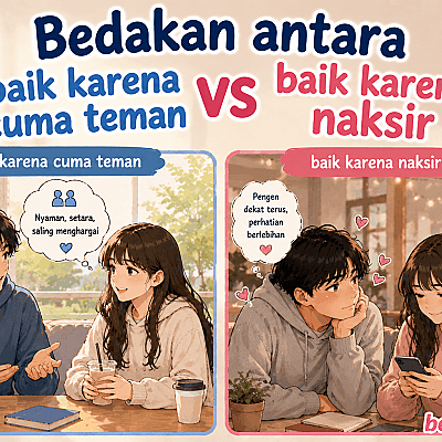 Bedakan Antara Baik Karena Cuma Teman dan Baik Karena Naksir