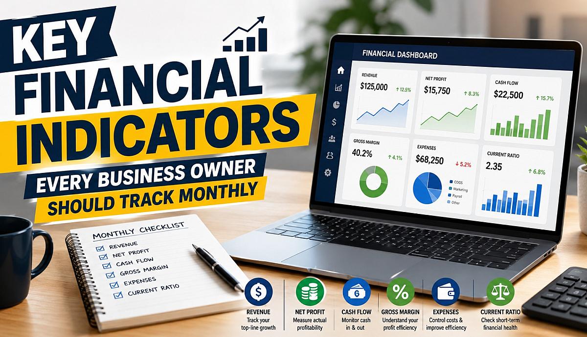 Key Financial Indicators Every Business Owner Should Track Monthly