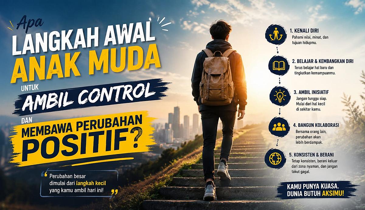 Apa Langkah Awal Anak Muda untuk Ambil Control dan Membawa Perubahan Positif?