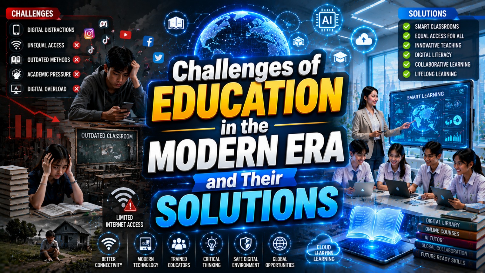 Challenges of Education in the Modern Era and Their Solutions