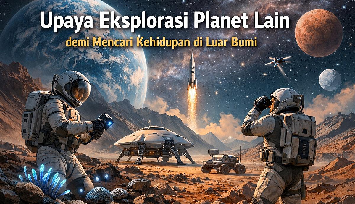 Upaya Eksplorasi Planet Lain demi Mencari Kehidupan di Luar Bumi