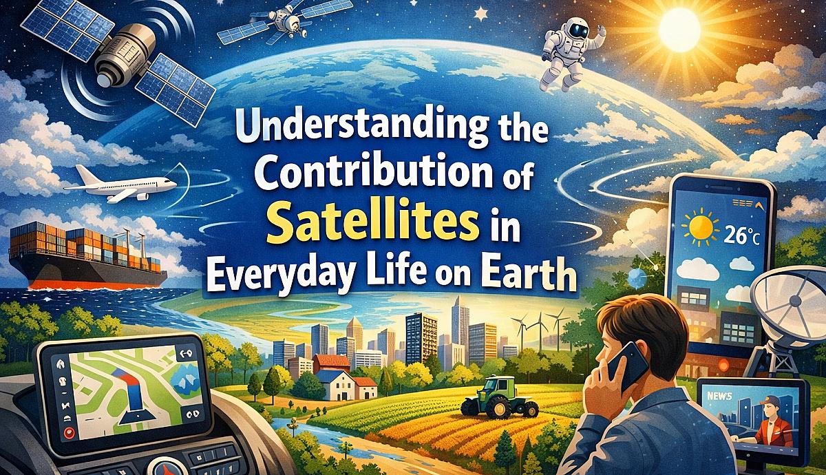 Understanding the Contribution of Satellites in Everyday Life on Earth