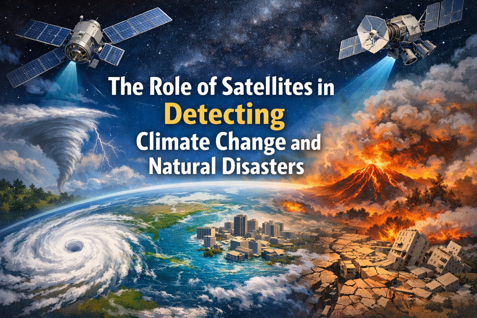 The Role of Satellites in Detecting Climate Change and Natural Disasters