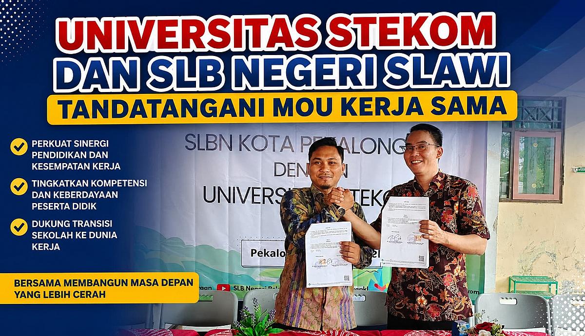 Universitas STEKOM dan SLB Negeri Slawi Tandatangani MOU Kerja Sama