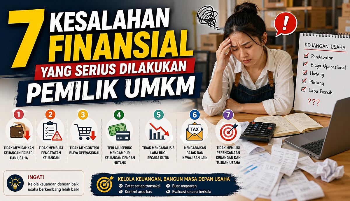7 Kesalahan Finansial yang Serius Dilakukan Pemilik UMKM