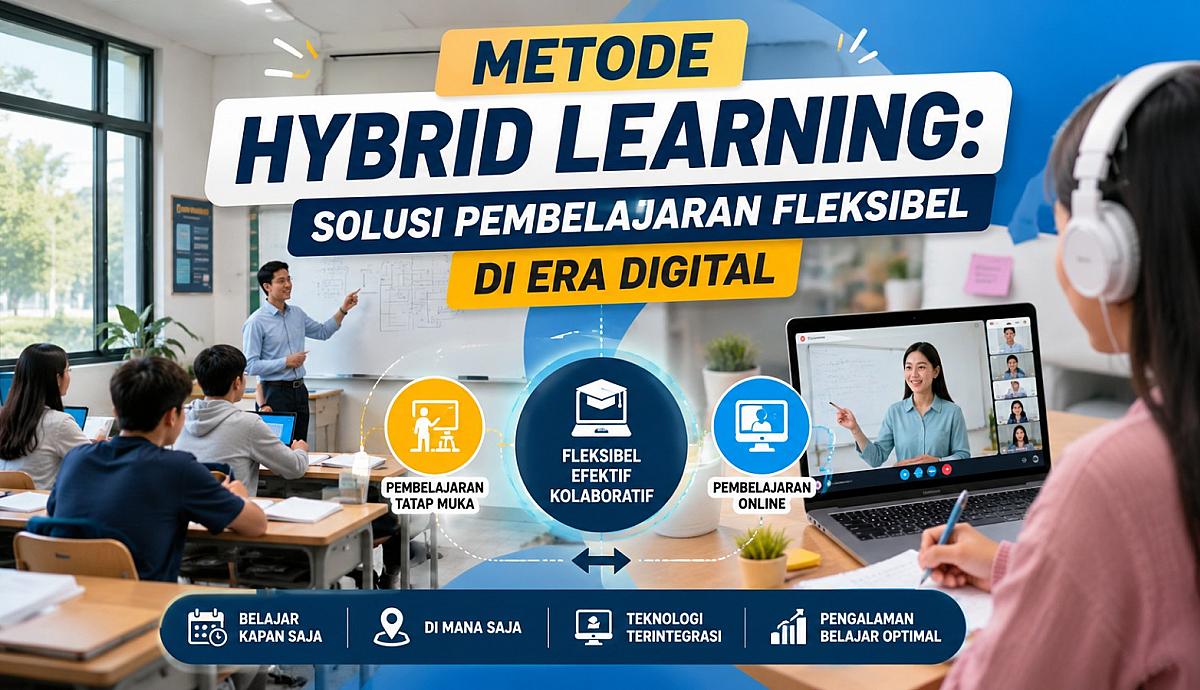 METODE HYBRID LEARNING: SOLUSI PEMBELAJARAN FLEKSIBEL DI ERA DIGITAL