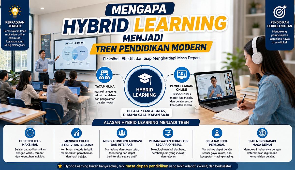 MENGAPA HYBRID LEARNING MENJADI TREN PENDIDIKAN MODERN