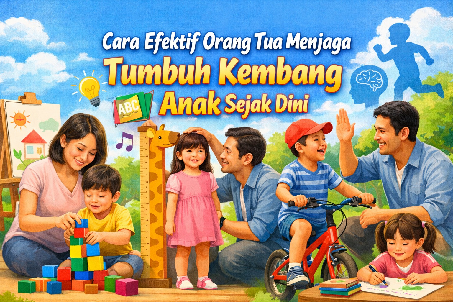 Cara Efektif Orang Tua Menjaga Tumbuh Kembang Anak sejak Dini