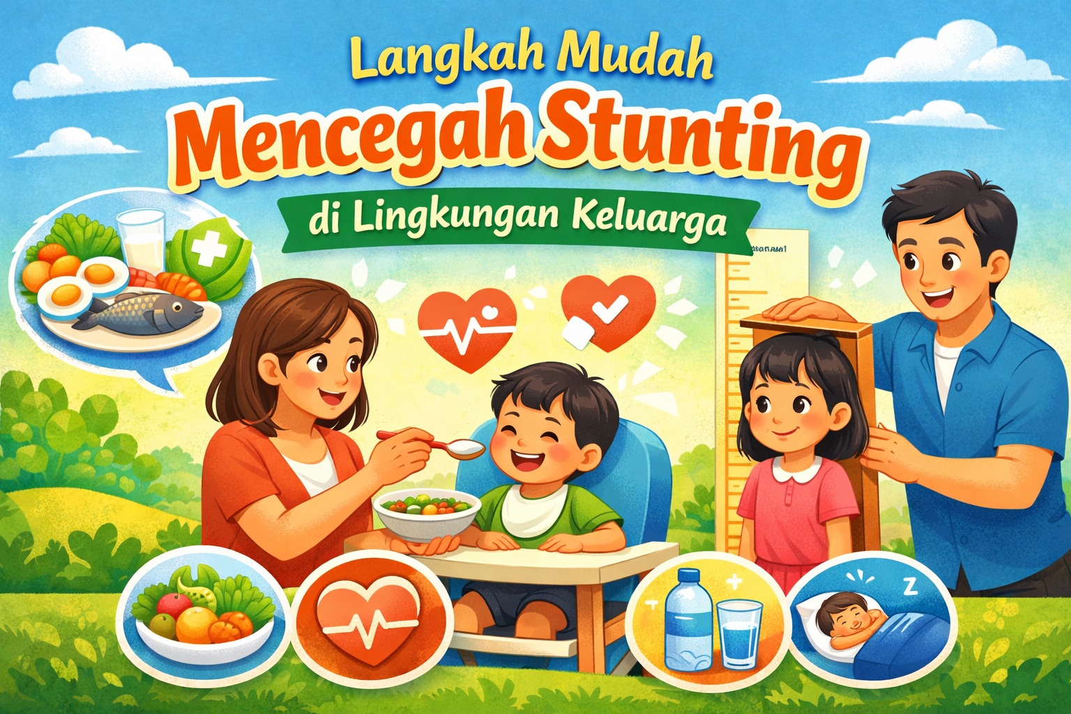 Langkah Mudah Mencegah Stunting di Lingkungan Keluarga