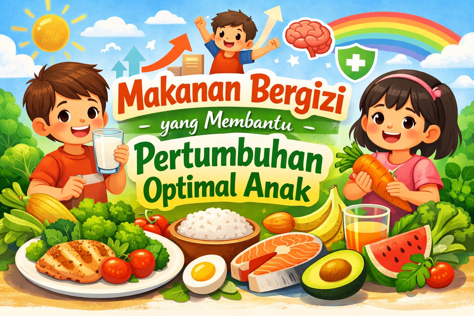Makanan Bergizi yang Membantu Pertumbuhan Optimal Anak