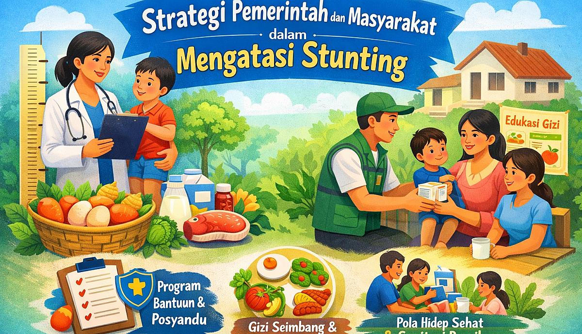 Strategi Pemerintah dan Masyarakat dalam Mengatasi Stunting