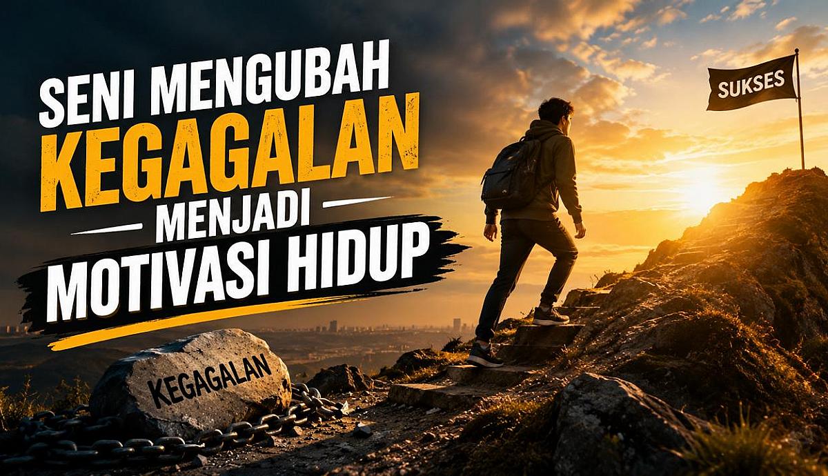 Seni Mengubah Kegagalan Menjadi Motivasi Hidup