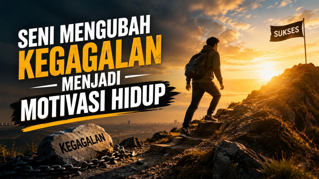 Seni Mengubah Kegagalan Menjadi Motivasi Hidup