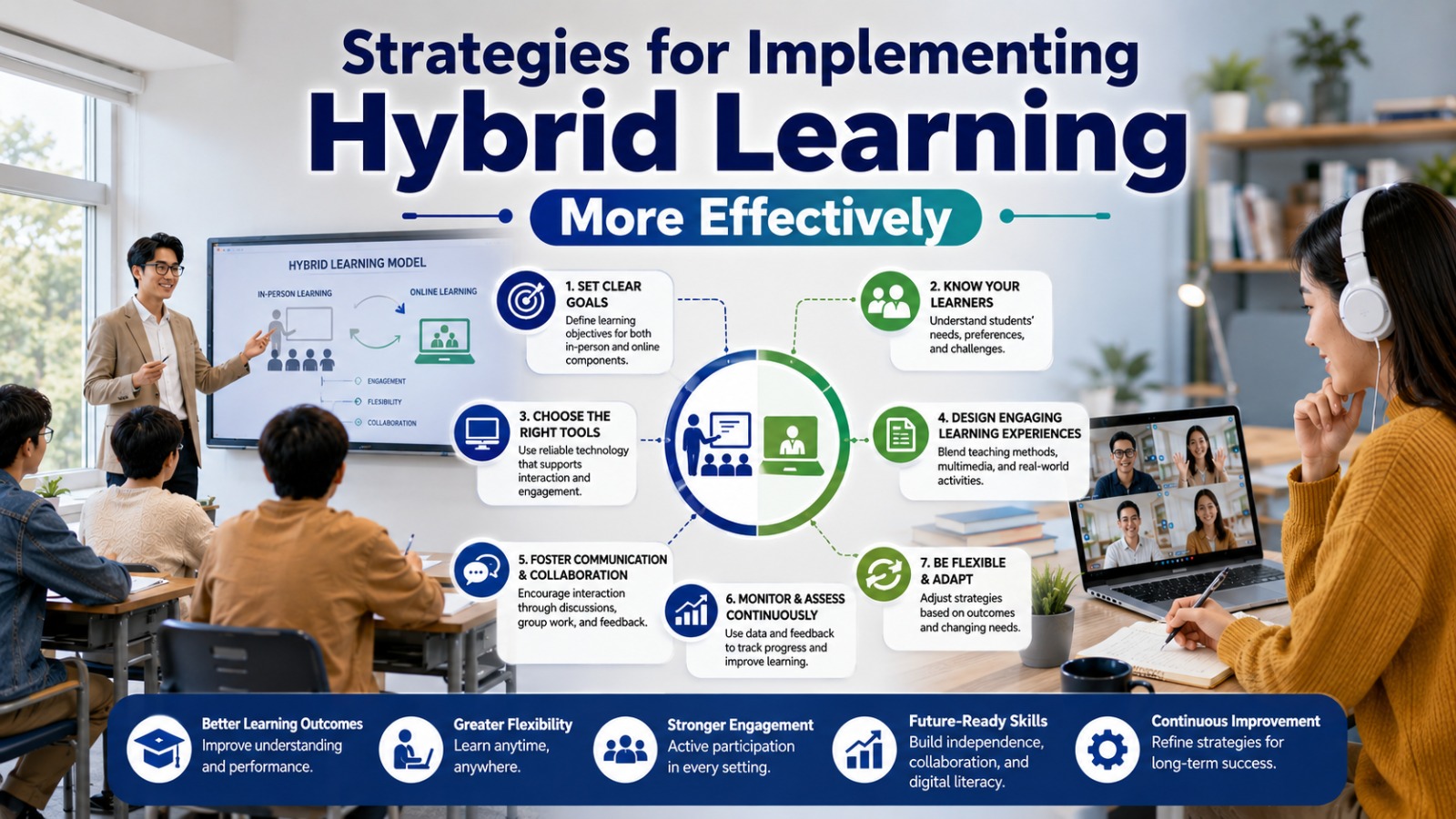 Strategies for Implementing Hybrid Learning More Effectively