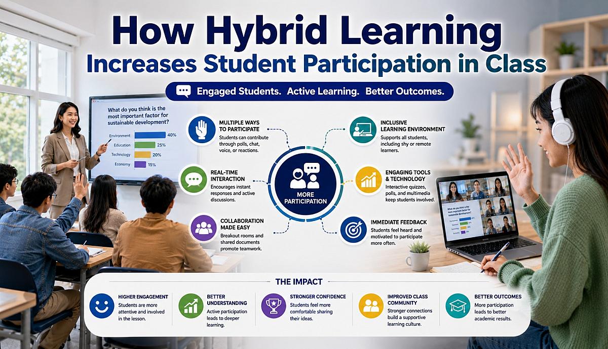 How Hybrid Learning Increases Student Participation in Class